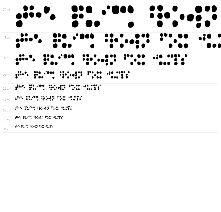 Heaven the Braille Waterfall