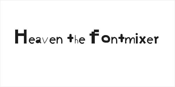 Heaven the fontmixer Logo