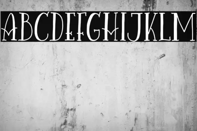 HeavenWandersDEMO Font examples