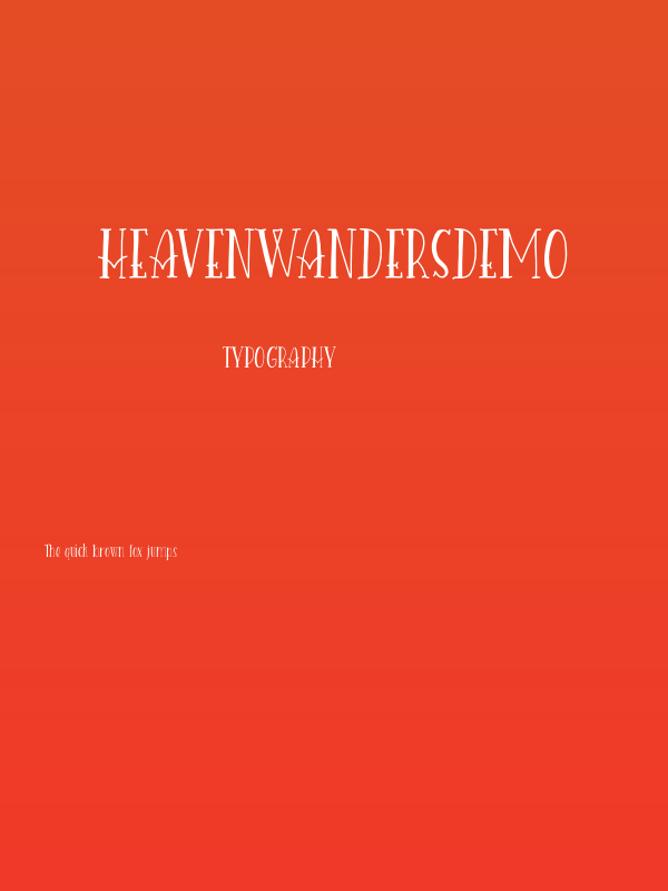 HeavenWandersDEMO Poster