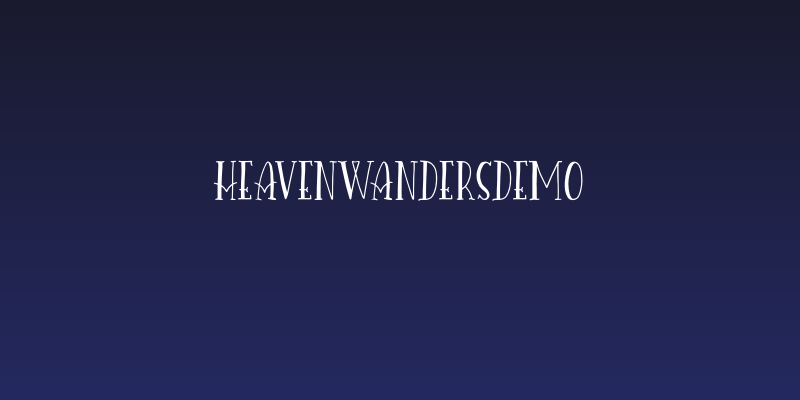 HeavenWandersDEMO Social Header