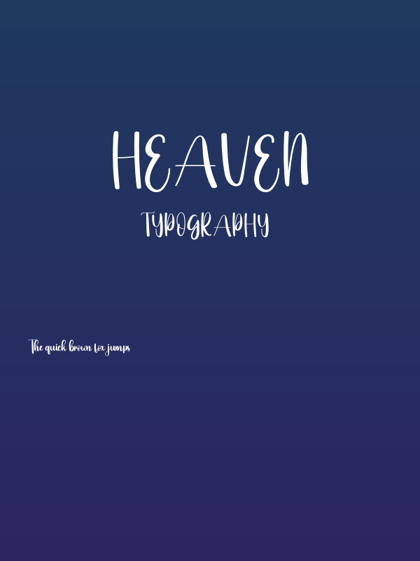 Heaven Poster