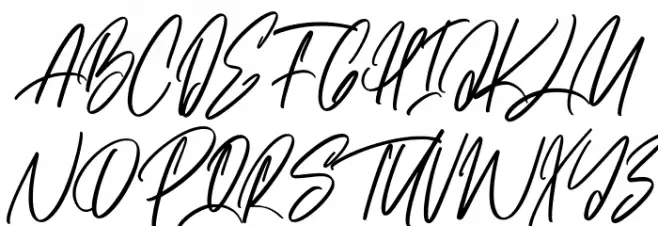Heavenllys Free Regular Schriftart Gro&szlig;