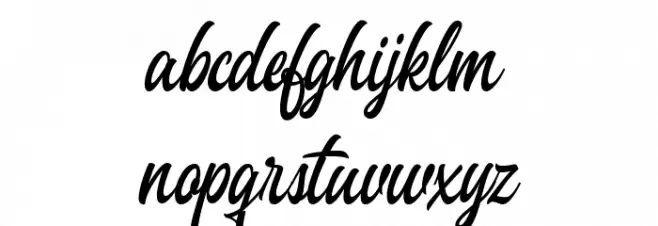 Heavenly-Demo 字体 小写