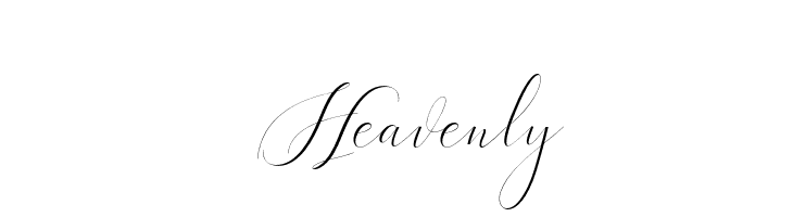 Heavenly  नि: शुल्क फ़ॉन्ट्स डाउनलोड
