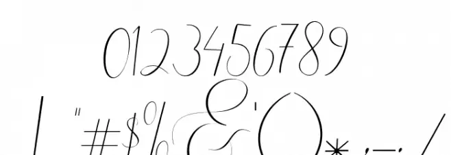 Heavenly Font OTHER CHARS