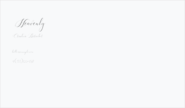 Heavenly Business Card