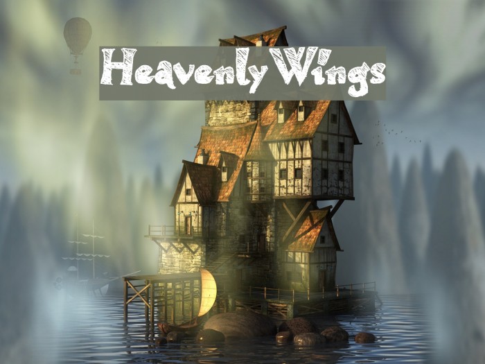 HeavenlyWings Font examples