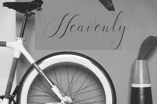 Heavenly Font examples