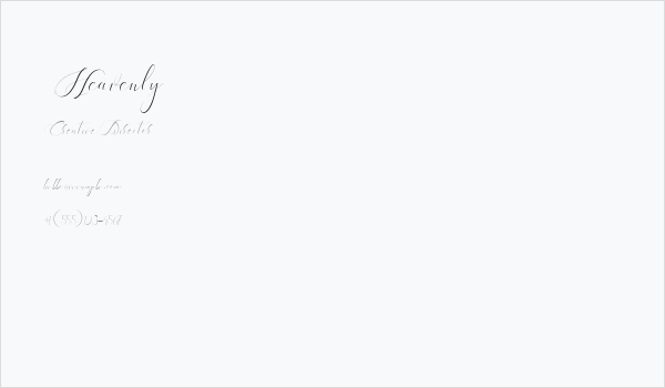 Heavenly Business Card