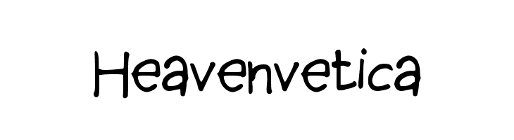Heavenvetica  Скачать бесплатные шрифты