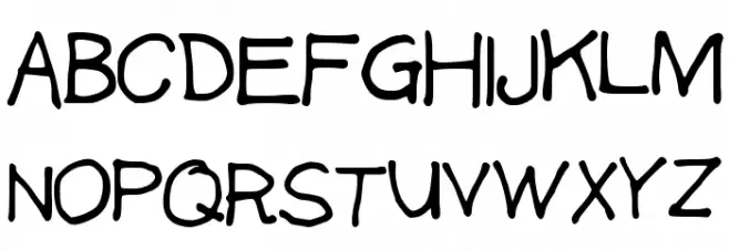 Heavenvetica 字体 大写