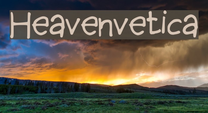 Heavenvetica Example 3