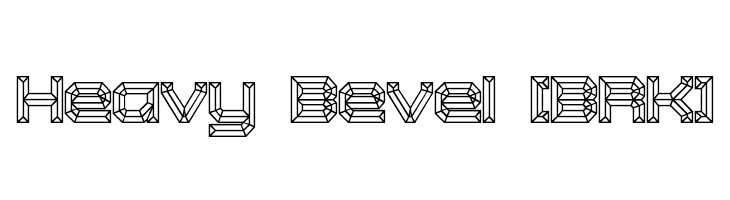 Heavy Bevel [BRK]  Fuentes Gratis Descargar