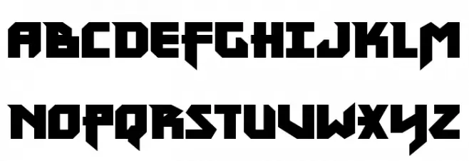 Heavy Copper Condensed Fuentes MAYÚSCULAS