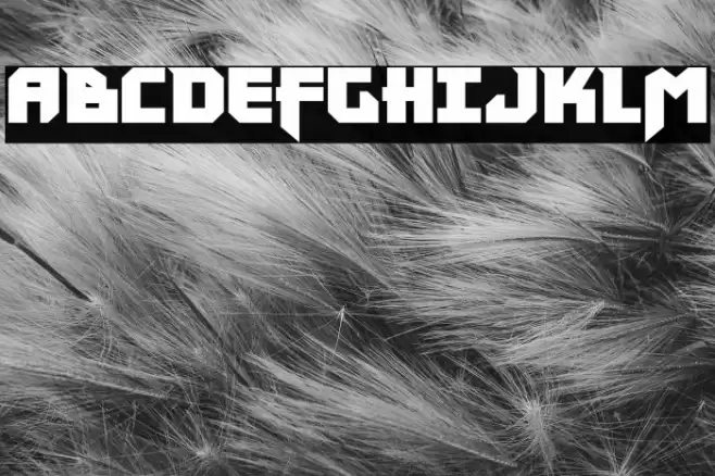 Heavy Copper Condensed Font examples