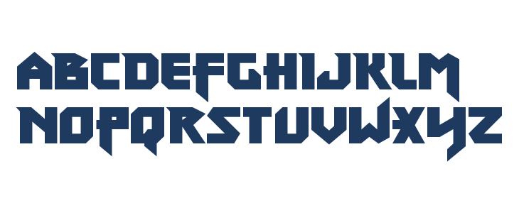 Heavy Copper Condensed Lowercase