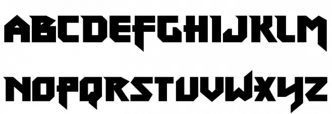 Heavy Copper Condensed Caratteri MINUSCOLO