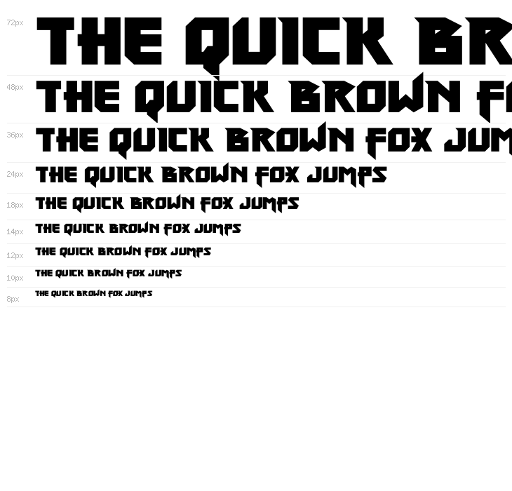 Heavy Copper Condensed Waterfall