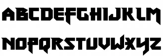 Heavy Copper Condensed Caratteri MINUSCOLO