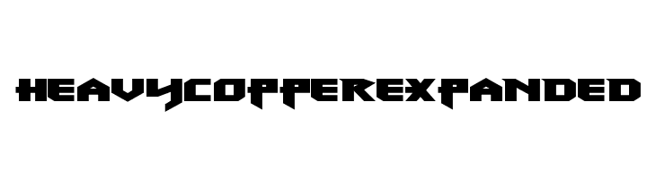 Heavy Copper Expanded  font caratteri gratis