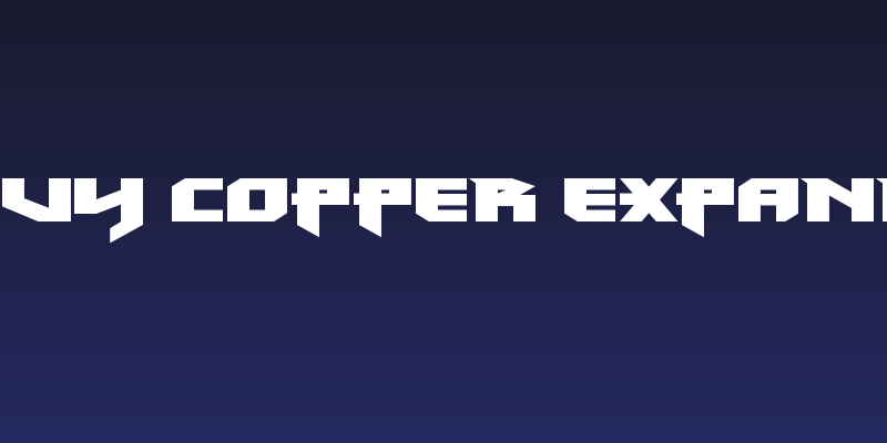 Heavy Copper Expanded Social Header