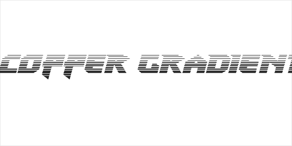 Heavy Copper Gradient Italic Logo