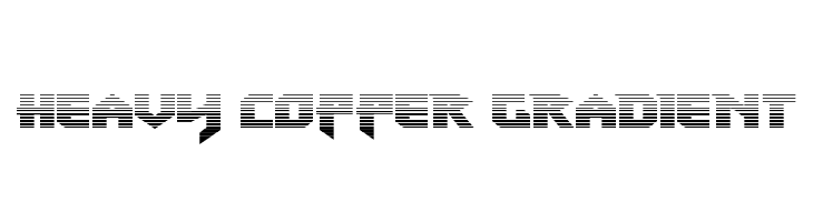 Heavy Copper Gradient  नि: शुल्क फ़ॉन्ट्स डाउनलोड