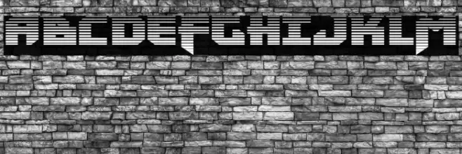 Heavy Copper Gradient Font examples