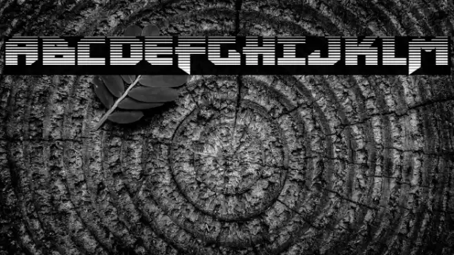 Heavy Copper Gradient Font examples