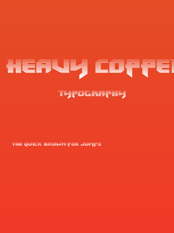 Heavy Copper Gradient Poster