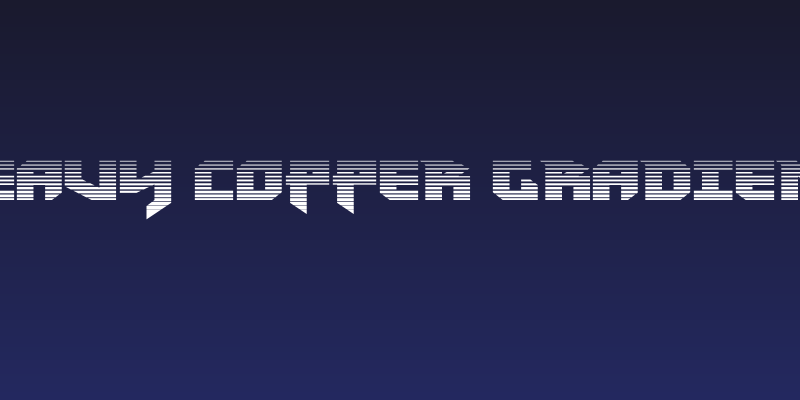 Heavy Copper Gradient Social Header