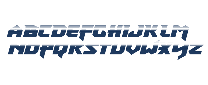 Heavy Copper Halftone Italic Lowercase