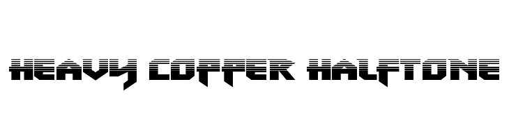 Heavy Copper Halftone  नि: शुल्क फ़ॉन्ट्स डाउनलोड