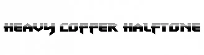 Heavy Copper Halftone  Fuentes Gratis Descargar