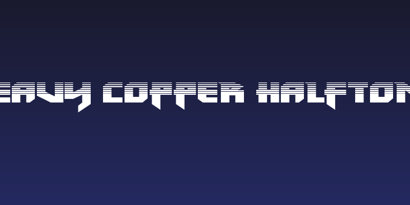 Heavy Copper Halftone Social Header