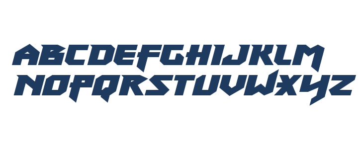 Heavy Copper Italic Lowercase