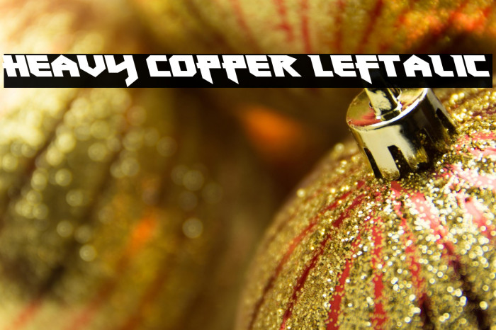 Heavy Copper Leftalic Example 1