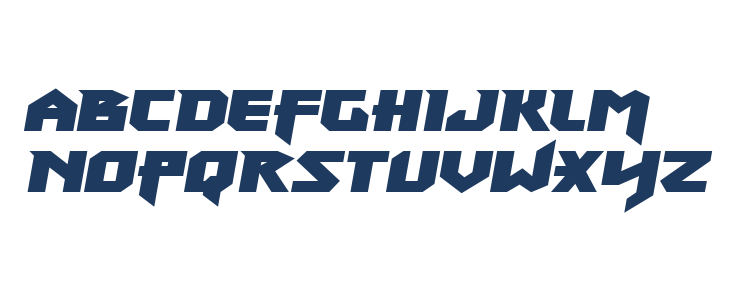 Heavy Copper Semi-Italic Lowercase