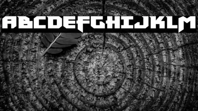 Heavy Copper Font examples