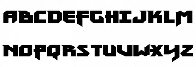 Heavy Copper Schriftart Groß