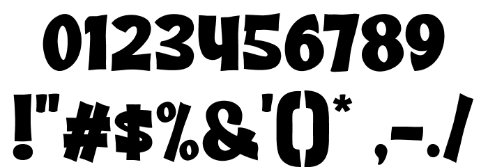 Heavy DEMO Font OTHER CHARS