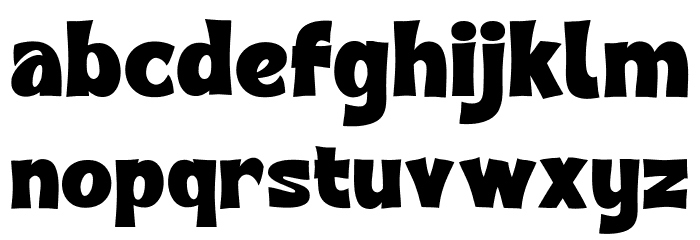 Heavy DEMO Font LOWERCASE