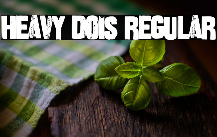 Heavy Dois Regular Example 2