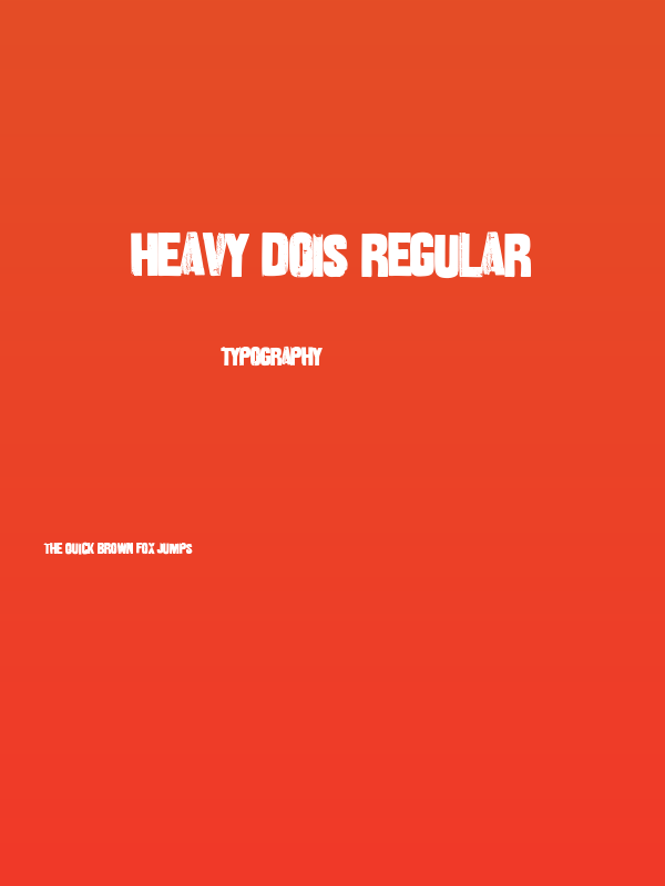 Heavy Dois Regular Poster