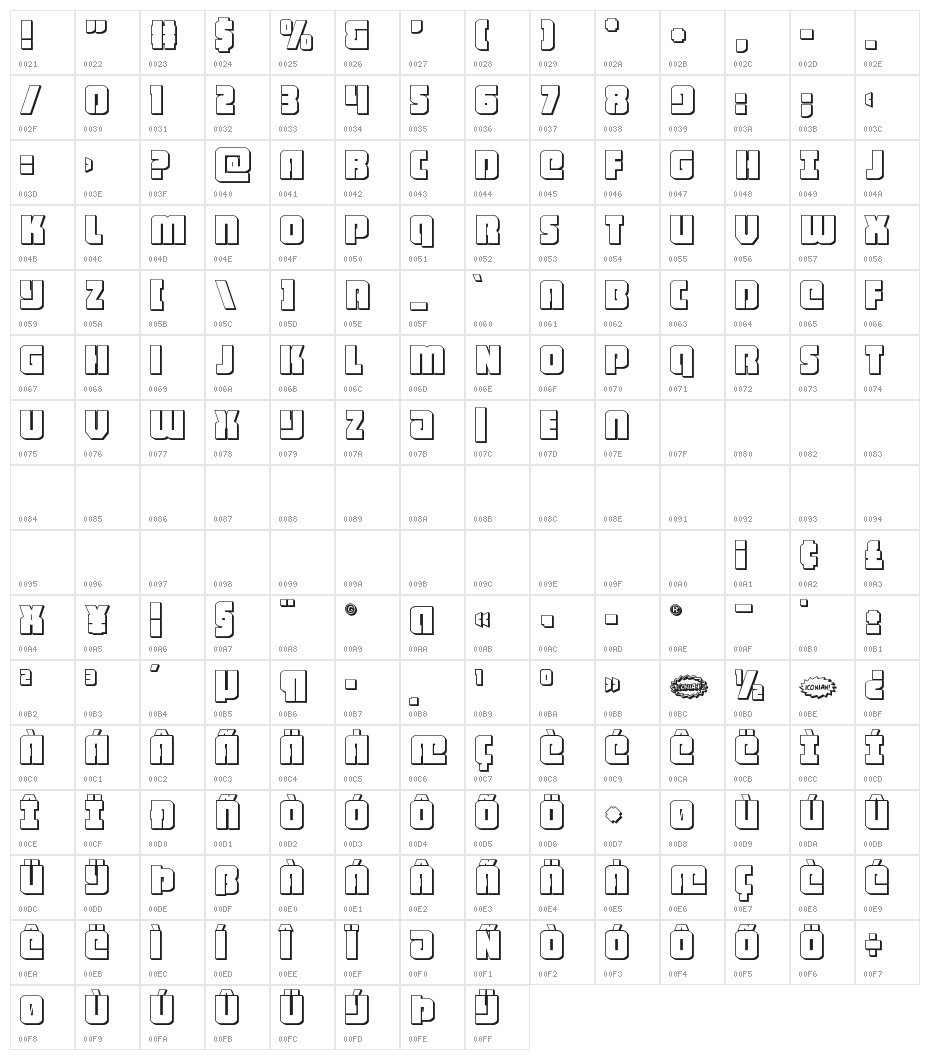Heavy Falcon 3D Character Map