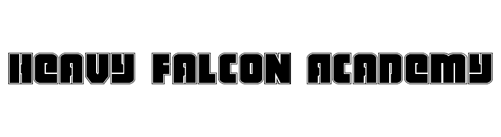 Heavy Falcon Academy  les polices de caractères gratuit tlcharger