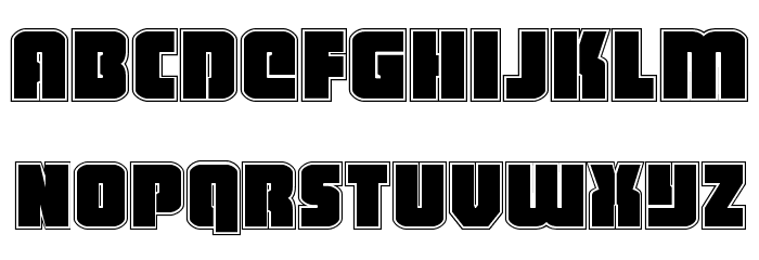 Heavy Falcon Academy Font LOWERCASE