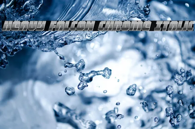 Heavy Falcon Chrome Italic Example 2