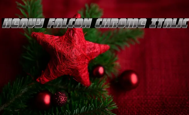 Heavy Falcon Chrome Italic Example 3